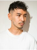 外国人風くせ毛ツイストヘア