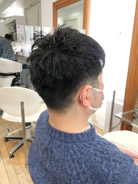 ヘッズ 本八幡店(HEADS) かき上げヘア ニュアンスマッシュ サイドパート 韓国マッシュ