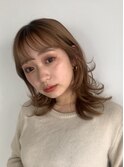 ハイライトベージュカラーミルクティーベージュ韓国