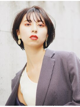 ラダ(Lada) 大人マッシュボブ 前髪 チョコレートブラウン 20代30代40代