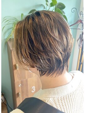 ヘアークルーズピース (hair cruise Piece) 似合わせハイライト×くびれショート♪