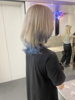 ゲーム 原宿店(GAME)&nbsp;ダブルカラーブルーベージュカラーケアブリーチハイトーンカラー