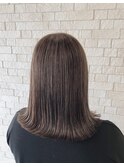 ハイライト◎外ハネ◎艶ボブグレージュ☆