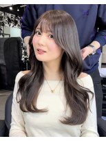 ワン バイ ジエクト(One by The Ect)&nbsp;【レイヤーロング】シルキーベージュミルクティーアッシュカラー