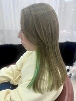 ナービス(NARVIS)&nbsp;インナーカラー/グリーン/オリーブベージュ