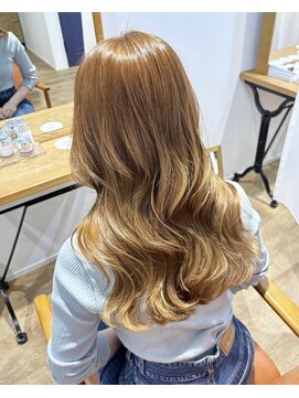 アーブル ヘアーアンドメイク(ARBRE) 髪質改善トリートメントダブルカラーハイトーンロング