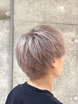 ミリィバイアヤラ 船橋店(MIRYI by ayala) 【RYOYA】ホワイトピンクミルクティ/メンズヘア