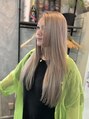 シールドヘアー 沖縄 新都心(C'LD Hair) 透け感ベージュカラー*ケアブリーチ