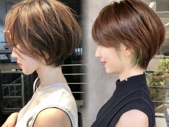 サンド 大阪梅田(sand)の写真/簡単stylingが叶うショート＆ボブ◎巧みなカット技術で大人女性の魅力を最大限に引き出す*[大阪梅田駅]