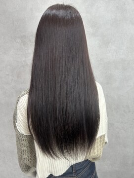 ルノン フィージュ(LUNON fieju) ほんのりラベンダーグレージュ/艶カラー/髪質改善/透明感カラー