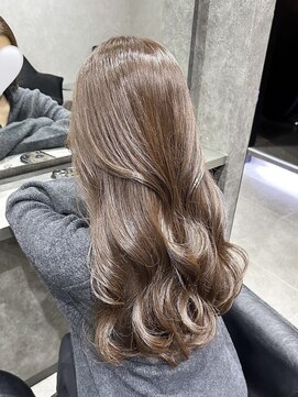 エースヘアー(A.hair) ミルクティーグレージュ/レイヤーカット/極・髪質改善