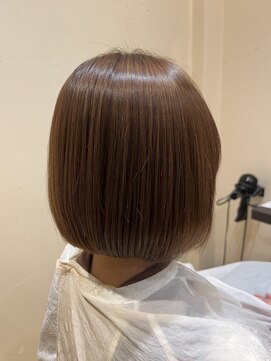 ヘアサロン トラヴィス(hair salon Travis) 艶ありボブ/あごラインボブ/ブリーチなしカラー