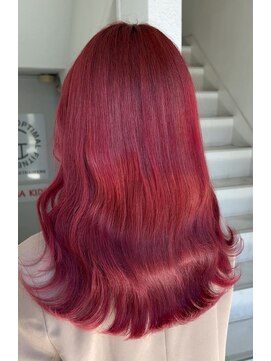 テテ(TETE) 【TETE】エデン　韓国風ワインレッド　心斎橋×長堀橋