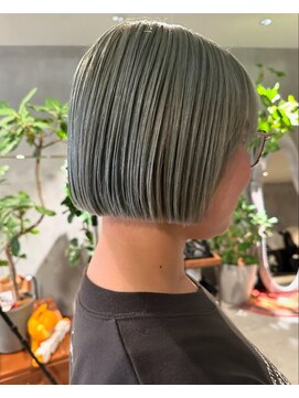 ハウ 心斎橋(how) 透明感カラー20代30代ダブルカラーブリーチグレージュアッシュ