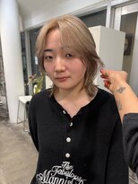 ジーナ オモテサンドウ(XENA)&nbsp;ホワイトベージュ×流れるウルフ