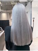 韓国ヘアロング美髪おくれ毛顔周りレイヤー_ba545391
