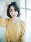くせ毛風ボブ