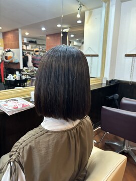 シャンプーボーイアネックス(SHAMPOO BOY Annex) 大人可愛いボブ20代30代40代セミロング◎長崎/佐世保