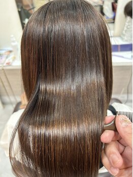 ムーブ ル リアン(MOOB Le Lien)の写真/【別府駅徒歩3分/最新トレンド×高技術の大人気店】やわらかい自然な手触り、憧れヘアを手に入れて♪