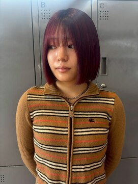 ゲーム 下北沢(GAME) ダブルカラー/大人レイヤー/ミルクティーベージュ/ウルフ/下北沢