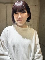 メーヴェ(Mowen)&nbsp;南堀江 ミニマムボブ ラベンダー系  ＾ ＾