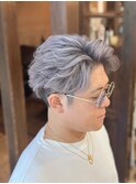 【長尾】ホワイトシルバー