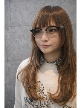 テラ(terra) エアリーハッシュレイヤー×オレンジベージュ