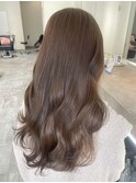 大人可愛いブリーチなしミルクティーベージュ