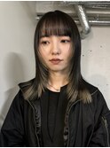レイヤーカット裾カラーデザインカラーグラデーションカラー