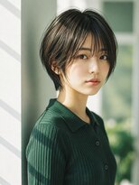 ユニット 蕨西口店(UNIT)&nbsp;ショートボブ髪型20代30代40代50代前髪あり前髪なし面長丸顔蕨