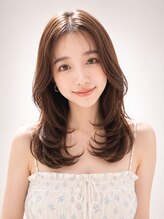 エートス(ethos)&nbsp;髪質改善韓国風レイヤーセミロング