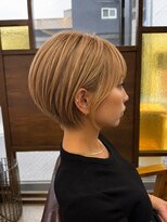 美容室カードル 新小岩店(Cadre)&nbsp;ショート/耳掛けショート/ブロンド