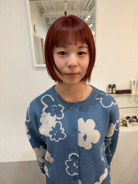 テッテ(TETTE) ダブルカラーでつくるコーラルレッド
