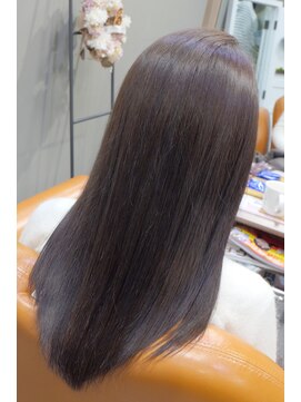 ヘア アトリエ アネロ(ANELLO) グレージュストレート☆