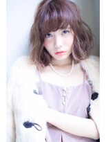 ロンド 銀座(Lond) 【Lond】本田 奈穂美    大人可愛いラフカールボブ