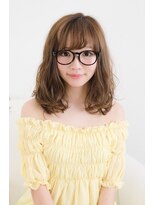 ラプトヘア リタ(Rapt. Hair Rita)&nbsp;ガーリー×カジュアル/30代/40代/50代/ことりベージュ