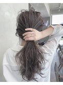 『AUSTIN銀糸町』無造作カール×イルミナカラーハイライトロング