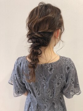 ヘアーサロン シム(hair salon Cime) 編みおろしアレンジ【Cime】