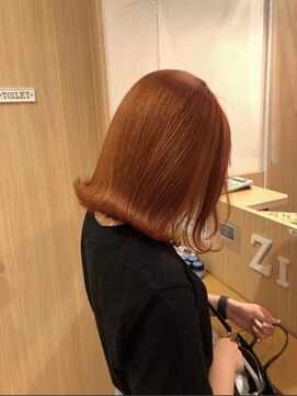 ジーナ 博多(Zina) 【Zina】マロンベージュ/前髪なしショート/20代30代40代