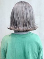 アイティー バイ アルバム 中野店(IT by ALBUM) シルバーグレージュ_Aラインボブマロンベージュ_ba319771