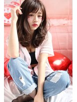 マーリャヘアー(mallia hair) レイヤーが入った軽めセミロングスタイル