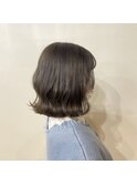 グレージュカラー×ふんわりカール