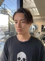 スレイ 西宮(SLAY)&nbsp;ツイストパーマ×耳掛けミディアム