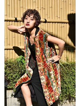 リブロ 三軒茶屋(LIBRO) ファンキー×無造作ショート