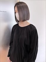 サイン 表参道(SIGN)&nbsp;バレイヤージュハイライトグラデーションカラー白髪ぼかし