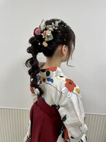 クオート(quoit)&nbsp;★卒業式★　着付け　袴　ポニーテール　和装　【クオート尾花】