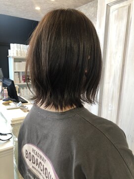 キャアリー(Caary) 福山美容室caary大人気イルミナカラー　外はねグレージュ