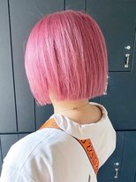 アイティーバイアルバム 下北沢店(IT by ALBUM)&nbsp;ピンクボブ_ホワイトグレージュネビージュこなれミディ_ba395231