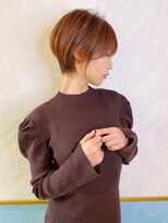 ロンド ストラーダ 心斎橋(Lond strada)&nbsp;ショート×ハイライト白髪ぼかし×シルキーベージュ[心斎橋]