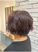 くせ毛活かしたショートヘア